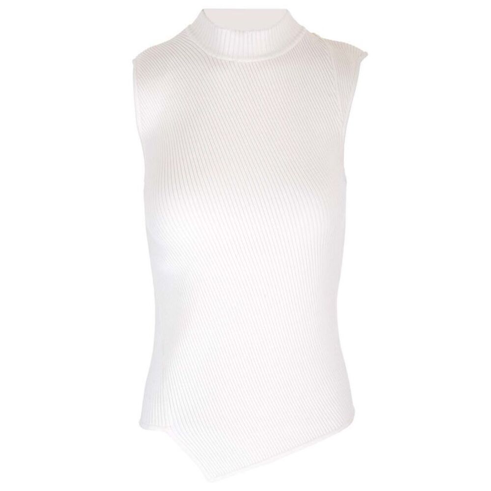 Toteme Women Asymmetric Knit Top White